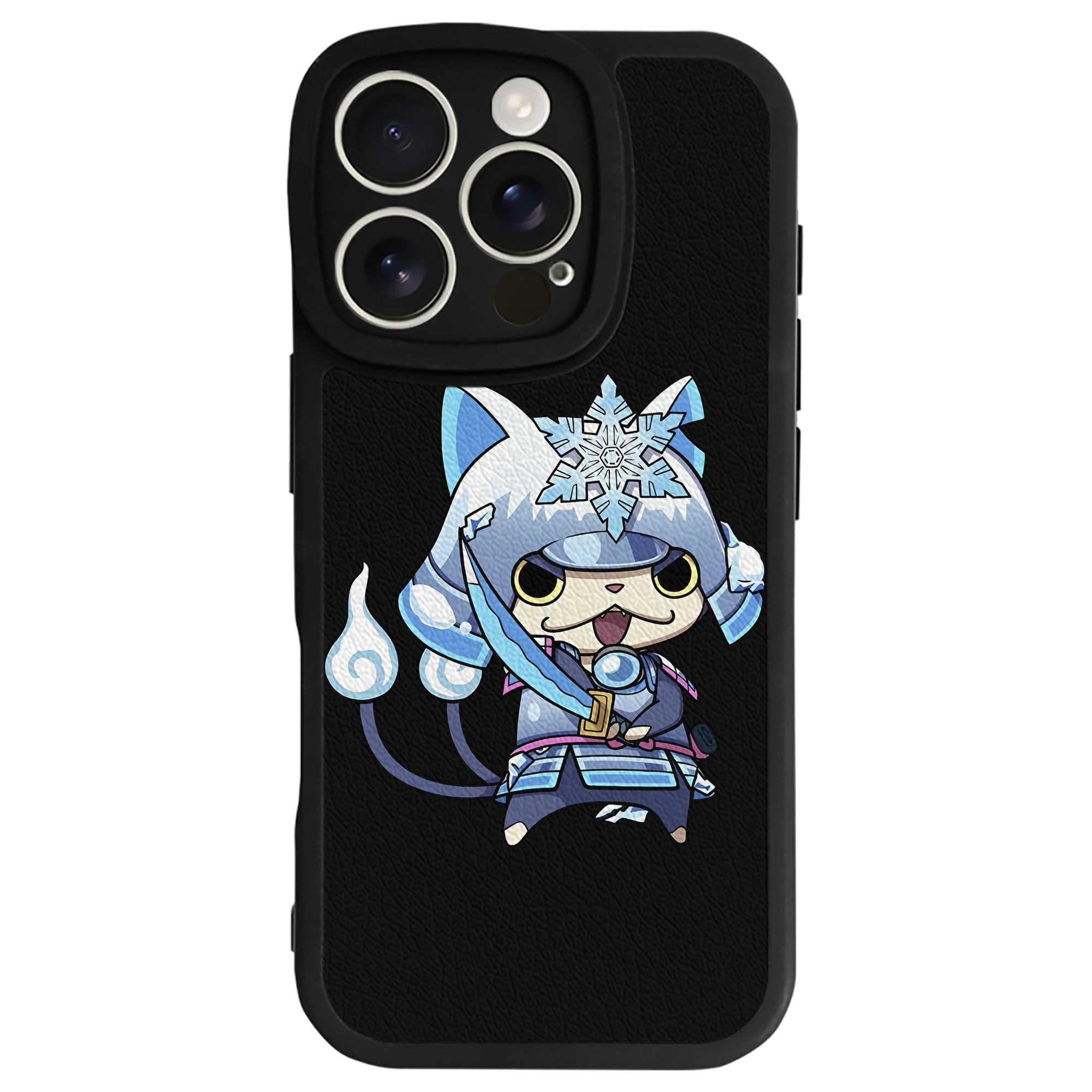 （画像用） 妖怪ウォッチ Yo-kai Watch 【iPhone 16シリーズ対応】シリコンスマホケース（レザー調） 材質：シリコン